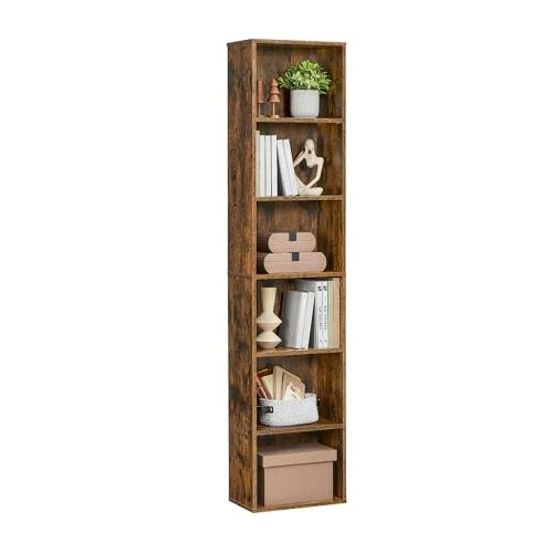 Oferta limitada: VASAGLE Librería de 6 Niveles, Estantería Libros, Abierta | Librería Estantería para Sala de Estar, Dormitorio, Marrón Rústico, Colección CUSTOS LBC167K01 de 65.99 € a 39.99 € (ahorro 39.4%)