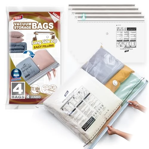 Oferta ograniczona: TAILI Worki do przechowywania próżniowego na kołdrę i koce 1 z 18.99 EUR na 16.14 EUR (znizka 15%)