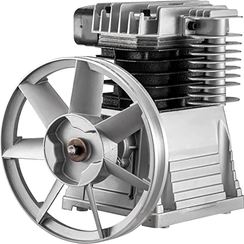 Offerta a tempo: VEVOR Pompa a Testa del Compressore Aria 375L 3KW Tipo di Pistone Testa della Pompa a Doppio Cilindro 1300tr / min 1 Stadio 11 Bar Costruzione della Testa della Pompa a Cilindro in Alluminio - 10% da 104.90 € a 94.90 €