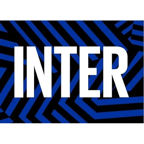 Offerta a tempo: Inter Bandiera Dimensioni 70 x 50 cm con Nuova Grafica Geometrica con wormark Centrale - 11% da 18.90 € a 16.90 €