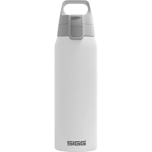 Offerta a tempo: SIGG - Borraccia isolata - Shield Therm One White - Adatto per bevande gassate - A prova di perdite - Lavabile in lavastoviglie - Senza BPA - 90% acciaio inossidabile riciclato - Bianco - 0,75L - 43% da 39.95 € a 22.60 €