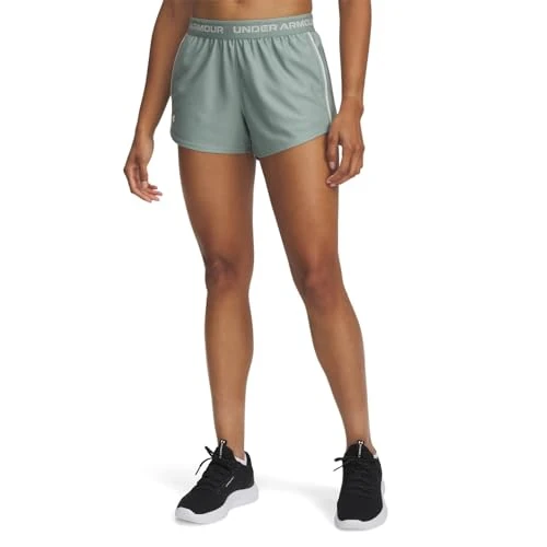 Limited-time offer: Under Armour Women's Tech Play Up Shorts, Ladies Running Shorts with Shaped Hem and Open-Hand Pockets, Breathable and Fast-Drying Gym Shorts from 24.64 £ to 24.64 £ (save 0.00%)