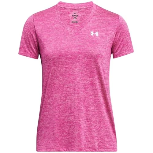 Oferta limitada: Under Armour Mujer Tech Short Sleeve Crew Neck Twist, Cómoda Camiseta de Manga Corta, Camiseta Deportiva para Gimnasio, Entrenamiento y Ropa casualSuper Pink / / White,XXL de 20.97 EUR a 20.97 EUR (ahorro 0%)