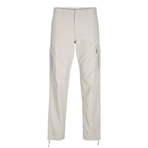 Oferta limitada: Jack&Jones JPSTKANE JJBARKLEY Cargo Pant Noos, Moonbeam, 27W x 32L de 39.99 € a 27.95 € (ahorro 30%)