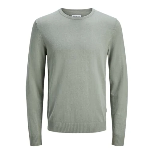 Offerta a tempo: JACK & JONES Jjeemil Knit Crew Neck Noos, Maglione Lavorato a Maglia Uomo, Iceberg Green., XL - 0.00% da 23.99 € a 23.99 €