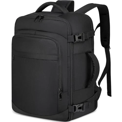 Beperkte aanbieding: Ryanair handbagage 40x20x25 onder de stoel, reisrugzak handbagageformaat, rugzak voor vliegtuighandbagage, RyanAir handbagage 40x30x20 geschikt voor 14 inch laptop, zwart van 29.99 EUR naar 29.99 EUR (besparing 0%)