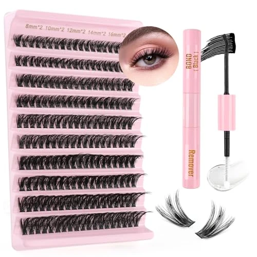 Offerta a tempo: Sixstarhair Ciuffetti Ciglia Finte Kit Ciglia Extension 60D Volume Lash Clusters con — 10% da 11,99 € a 10,79 €