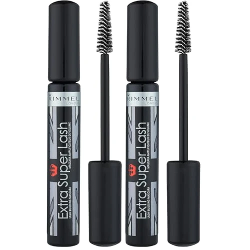 Offerta a tempo: Rimmel London Extra Super Lash Mascara - 101 Black (Confezione da 2) - 64% da 11.32 € a 4.06 €