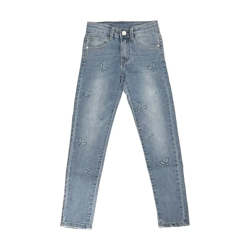 Tijdelijke aanbieding: TMK Lange jeans voor kinderen, jeansbroek voor jongens met elastische tailleband, blauwe denimbroek junior meisjes (code 2300) van 11.70 EUR naar 11.70 EUR (korting 0%)