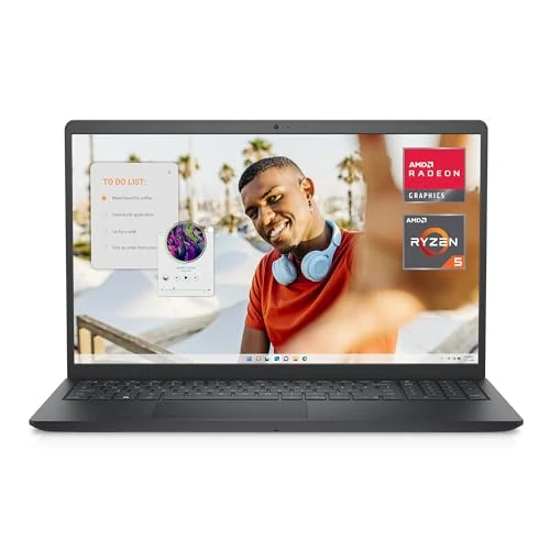 Dell Inspiron 15 3535 laptop 15,6" FHD+ (1920 x 1080), procesor AMD Ryzen 5 7520U, procesor graficzny AMD Radeon, 8 GB RAM, 512 GB SSD, Windows 11 Home, klawiatura włoska, czarny