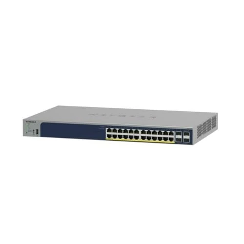 NETGEAR Gigabit Ethernet Smart Switch 52-Port PoE (GS752TPP), Gestionado, gestión en la Nube Insight Opcional, 48 x PoE 760W, 4 x 1G SFP, sobremesa o Montaje en Bastidor
