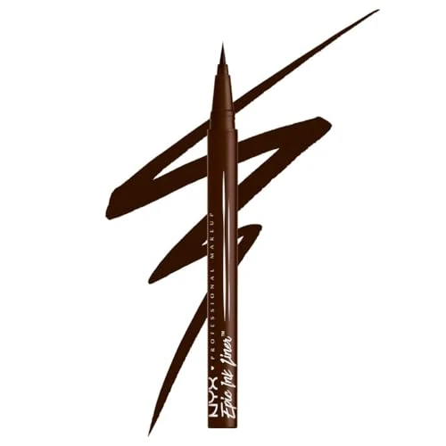 Offerta a tempo: NYX Professional Makeup Eyeliner Iperpigmentato, Linee Definite e Look Intensi, Formula Waterproof a Lunga Tenuta, Epic Ink Liner, Tonalità: Milk Chocolate - 17% da 9.95 € a 8.26 €