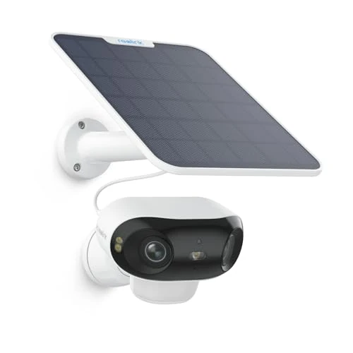 Beperkte aanbieding: Reolink 4K Solar Beveiligingscamera's Draadloos Buiten, ColorX Nachtzicht, 180° Blindspotvrij Zicht, Wi-Fi 6, Persoon/Voertuig/Dier-Detectie, Argus 4 Pro met Zonnepaneel van 189.99 EUR naar 152.99 EUR (besparing 19%)