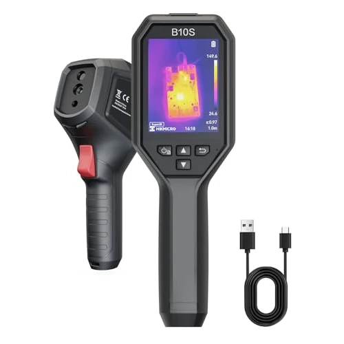 Offerta a tempo: Termocamera HIKMICRO B10S con 2MP Visiva, IR 256x192 | Display HD 3,2", 640x480 SuperIR, Luce LED, Fusion, 64GB, Video, 25Hz, -20°C~550°C - 15% da 399.00 € a 339.00 €