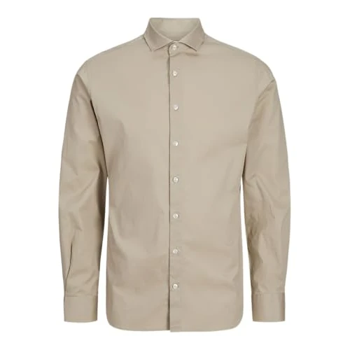 Offre limitée : Jack & Jones Homme Jprblajaxon Stretch L/S Noos Chemise À Manches Longues, Pure Cachemire., XXL EU de 29.99 € à 13.59 € (55% de remise)
