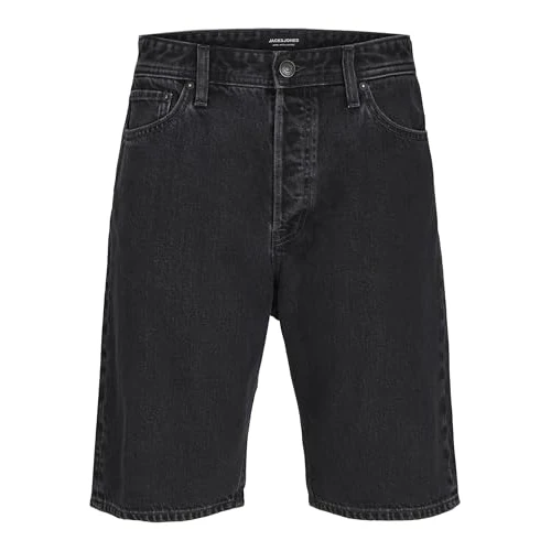 Offerta a tempo: JACK & JONES JJIALEX Jjoriginal Shorts- Baggy Fit – Blu Nero S M L XL XXL Cotone, Black Denim/Confezione: SBD 499, XL - 38% da 39.99 € a 24.99 €