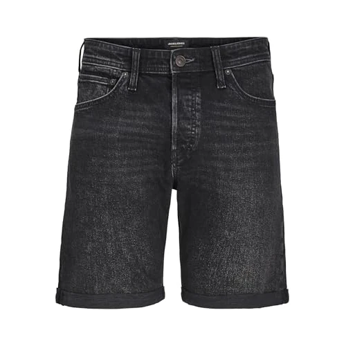 Offerta a tempo: JACK & JONES Pantaloncini da Uomo, Black Denim/Confezione: al 363, L - 30% da 29.99 € a 20.99 €