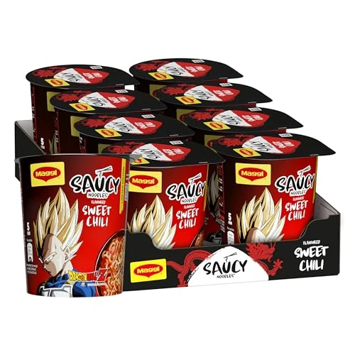 Offerta a tempo: MAGGI Saucy Noodles Chili Dolce, 8 Cup da 75g (600g) - 31% da 13.79 € a 9.49 €