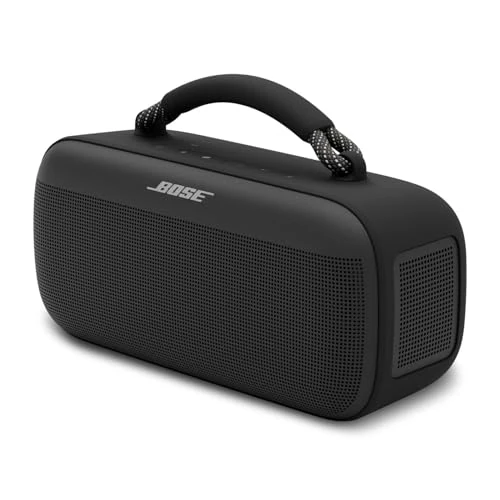Offre limitee: Bose Soundlink Max, Grosse enceinte Bluetooth étanche, Enceinte puissante rechargeable avec jusqu’à 20 heures d’autonomie, USB-C, Enceinte avec entrée auxiliaire 3,5 mm intégrée, Noir de 399.95 EUR a 299.95 EUR (economie 25%)