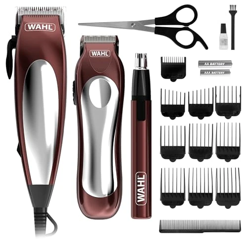 Offerta a tempo: Wahl Home Pro Combo 3in1, set regalo tagliacapelli, tagliacapelli per uomo, rasoio a filo, regolabarba per uomo, regolabarba, tagliacapelli personale, set per la cura maschile - 0.00% da 53.99 € a 53.99 €