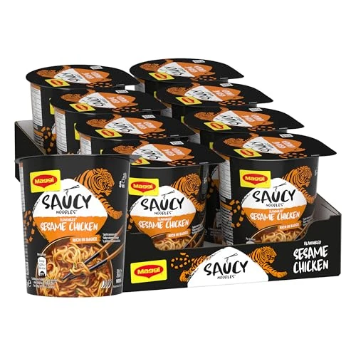Offerta a tempo: MAGGI - Noodles Pollo e Sesamo - 8 Pezzi — 41% da 13,52 € a 7,92 €