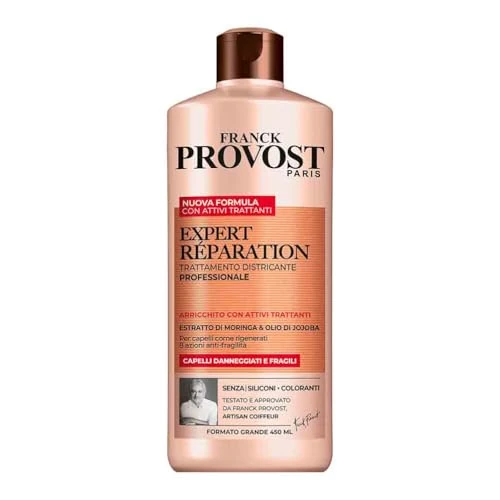 Limitiertes Angebot: Franck Provost, Expert Reparation Professionelle Behandlung für beschädigtes Haar, reparierende Wirkung, mit Moringa-Extrakt und Jojoba-Öl, 450 ml von 12.99 EUR auf 12.99 EUR (Spare 0%)