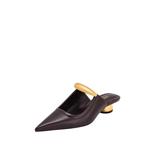 JW PEI Klapki damskie Helena Pierced, czerwony (Claret Red), 6 US