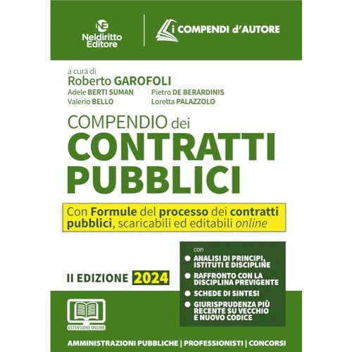 Zeitlich begrenztes Angebot: Compendio dei contratti pubblici. Con espansione online von 43.21 € auf 43.21 € (0.00% Rabatt)