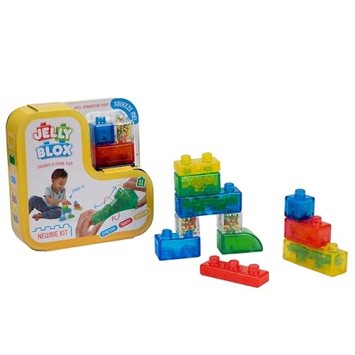 Oferta ograniczona: Jelly Blox Zestaw dla początkujących – zawiera 11 klocków – dla malucha i przedszkola, które mogą ściskać, rozciągać, zgniatać, przetestowane pod kątem bezpieczeństwa i bez wahania, dotykowa z 50.07 EUR na 50.07 EUR (znizka 0%)