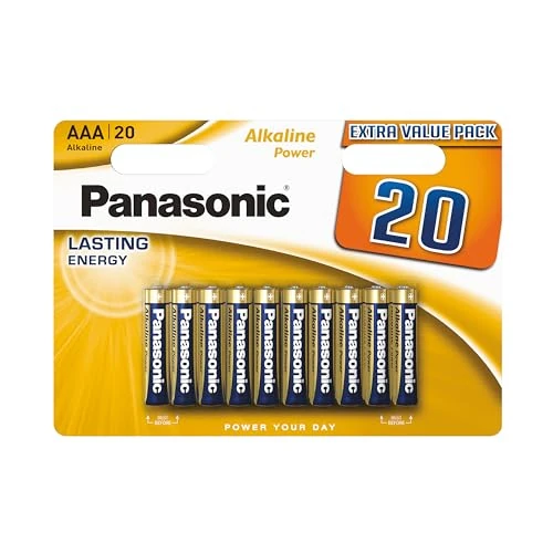 PANASONIC Zestaw 3 blistrów po 20 baterii alkalicznych Power Bronze LR03 AAA 1,5 V
