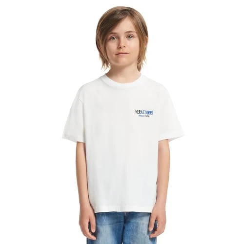 Limited-time offer: Inter Collezione Ufficiale Unisex Adult Embroidery T-Shirt, White, 12 anni from 11.11 GBP to 11.11 GBP (save 0%)