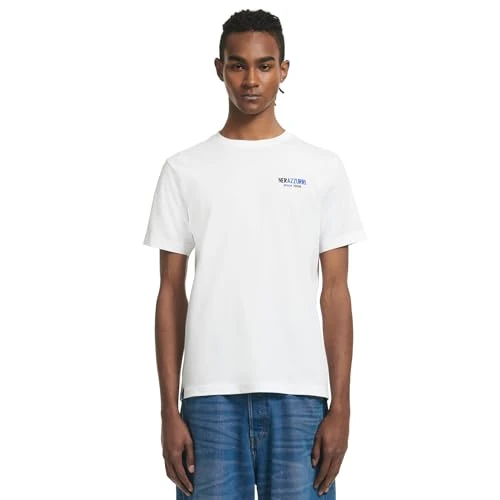 Inter Collezione Ufficiale Camiseta Embroidery Unisex-Adulto, Blanco 9, XX-Large