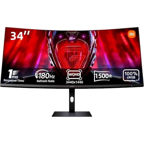 Oferta ograniczona: Xiaomi Curved Gaming Monitor G34WQi EU z 949.00 EUR na 949.00 EUR (znizka 0%)