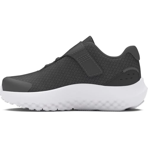 Under Armour Jungen Surge 4 AC, leichte und atmungsaktive Laufschuhe, gepolsterte Joggingschuhe für langen Komfort,Castlerock / Anthracite / Anthracite,22