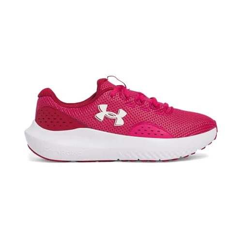 Zeitlich begrenztes Angebot: Under Armour Damen Ua W Charged Surge 4 Laufschuhe, Shaded Fuchsia Crimson Crest White, 44.5 EU von 62.00 € auf 62.00 € (0.00% Rabatt)