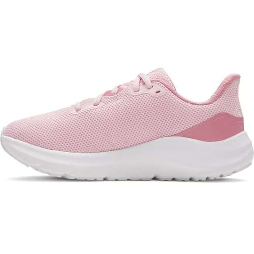 Under Armour Women's Ua W Charged Pursuit 4 Running Shoe, Prime Pink Pink Elixir White, 42.5 EU