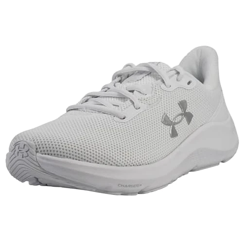 Oferta limitada: Under Armour Women's UA W Charged Pursuit 4 Running Shoe, White White Metallic Silver, 38 EU de 70.00 EUR a 35.00 EUR (ahorro 50%)