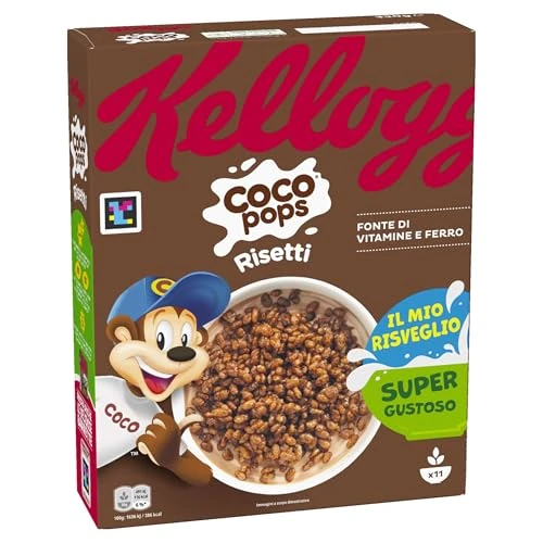 Kellogg's Cereali Coco Pops Risetti, 330g