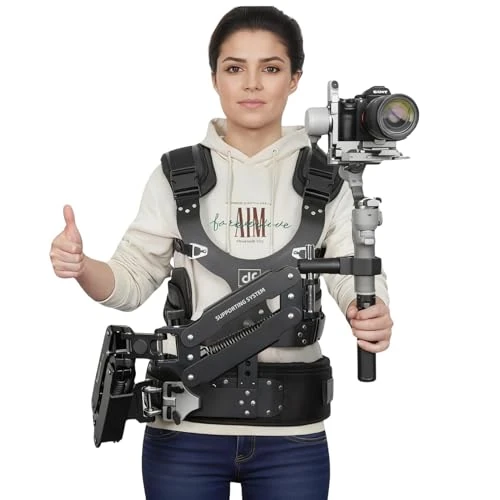 Offerta a tempo: Thanos Pro C3Ⅱ Steadicam Gilet Gimbal Stabilizzatore, Braccio inclinabile regolabile, Gilet stabilizzatore Gimbal per DJI Ronin RS5 RS4 PRO,DJI RS4 Mini, RS3 Mini, RS3 PRO, RS2,etc. Payload 5–12,5 kg - 0.00% da 954.00 € a 954.00 €