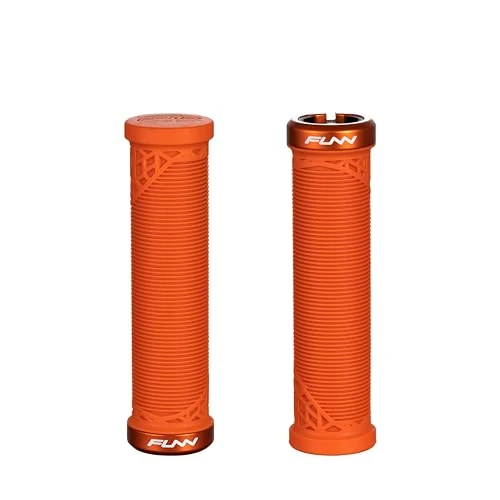 Oferta limitowana: Funn Hilt JR Chwyty Rowerowe do Kierownicy Górskiego Roweru z Pojedynczym Zaciskiem, Blokowane Chwyty Rowerowe z Wewnętrzną Średnicą 19 mm (Pomarańczowy) z 65.69 zł na 65.69 zł (oszczędź 0.00%)