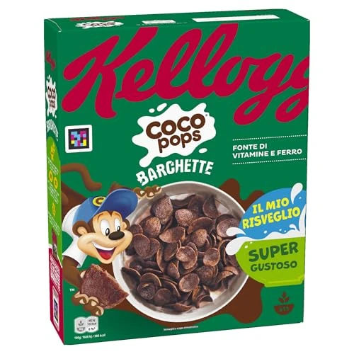 Kellogg's Coco Pops | Bandejas de chocolate | con trigo a la parrilla y chocolate | Embalaje simple de 330 g (1 x 330 g)