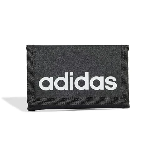 Tijdelijke aanbieding: adidas Unisex adulto LINEAR WALLET, Black/White, One Size van 10.00 € naar 10.00 € (0.00% korting)