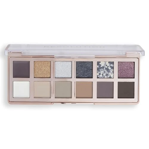Offerta a tempo: Makeup Revolution, The Smokey Icon Grunge Eyeshadow Palette, Cream, Matte & Shimmer Finishes, 12 Blendable Shades - 44% da 8.99 € a 5.00 €