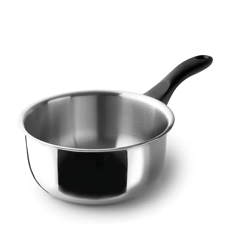 Offerta a tempo: Lacor - 31212 - Casseruola Dritta Garinox, Acciaio Inox, Finitura Lucida Lucida, Manico Ergonomico in Bachelite, 0,5 Litri, Adatto all'Induzione, Non Adatto al Forno, Lavabile in Lavastoviglie, Ø12cm - 0.00% da 9.40 € a 9.40 €