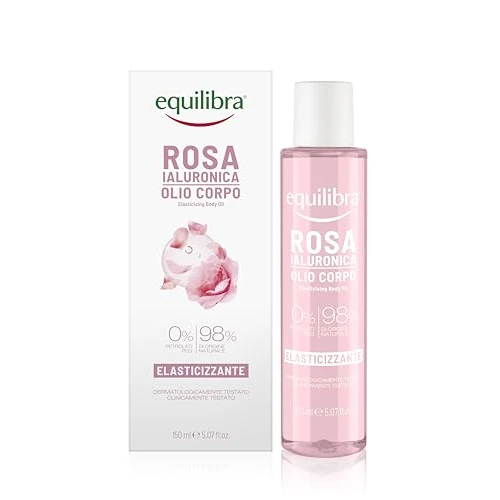 EQUILIBRA Aceite corporal rosa, 150 ml