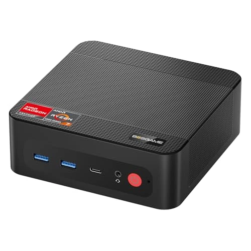 Offre limitée : BOSGAME P4 Plus Windows 11 Pro Dual 2.5G LAN Gaming PC, AMD Ryzen 7 5825U, 8C/16T jusqu'à 4,5GHz, 32G DDR4 RAM 1TB SSD, Triple Affichage 4K@60Hz, HDMI, USB-C, DP, USB3.2, Wi-FI 6E, BT 5.2 de 499.00 € à 499.00 € (0.00% de remise)