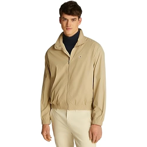 Tommy Jeans Mens Tjm Essential Ext Dm0dm20655 Windbreaker Jacket, Beige (Relic Tan), 6XL Plus UK