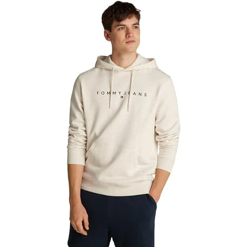 Offerta a tempo: Tommy Jeans Tjm Reg Linear Logo Hoodie Ext Dm0Dm20746, Felpa con Cappuccio — 12% da 89,90 € a 79,16 €