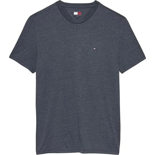 Tommy Jeans Tjm Xslim Jaspe Htr Tee Ext Dm0Dm20363, Maglietta a Maniche Corte, Uomo, Blu (Dark Night Navy Heather), XXL