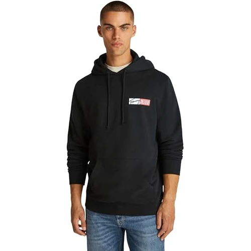 Limited-time offer: Tommy Jeans Men’s Entry Graphic Hoodie, Black (Black), XXL from 22.12 GBP to 22.12 GBP (save 0%)